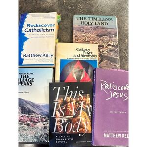 Mixed Christian Book Lot of 6 Matthew Kelly Robert Barron Religious Spiritual